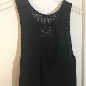 Bethany Mota Black Lace Tank | Festival Season